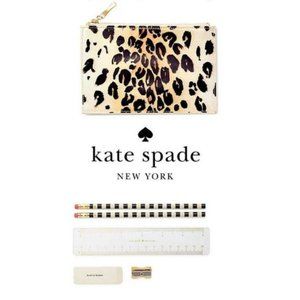 KATE SPADE New York 164752 LEOPARD Pencil Pouch